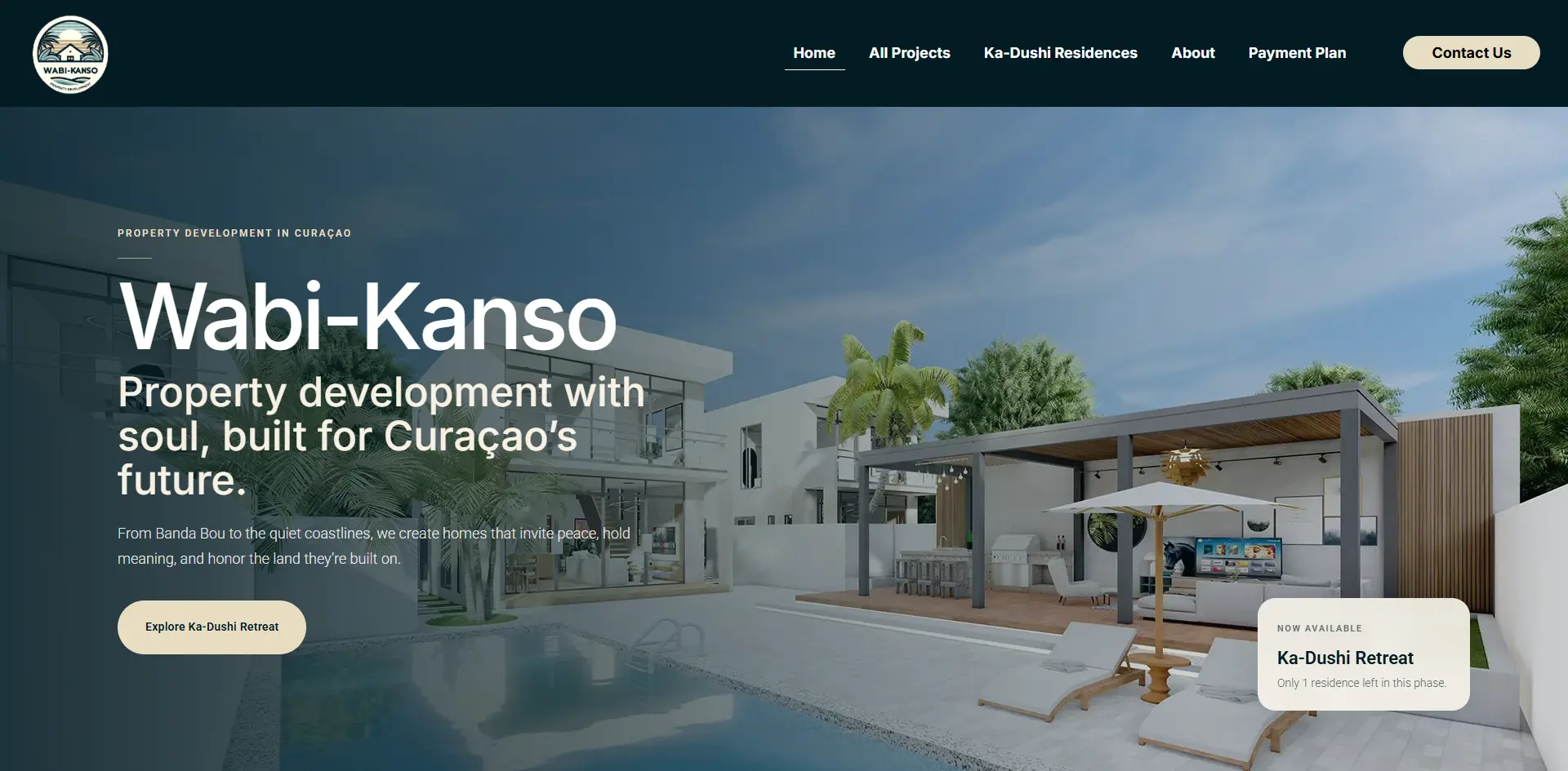 Wabi-Kanso website challenge preview