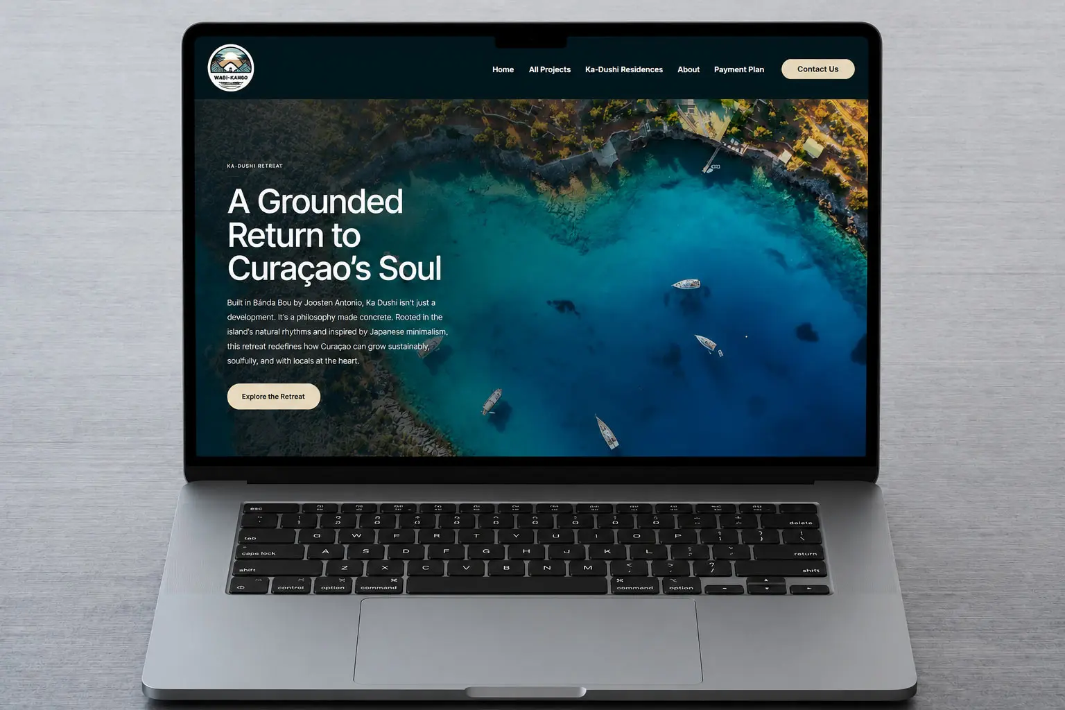 Wabi-Kanso property development website case study