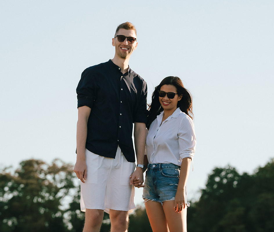 Aubrey and Martin, the husband-and-wife duo behind Svec Digital